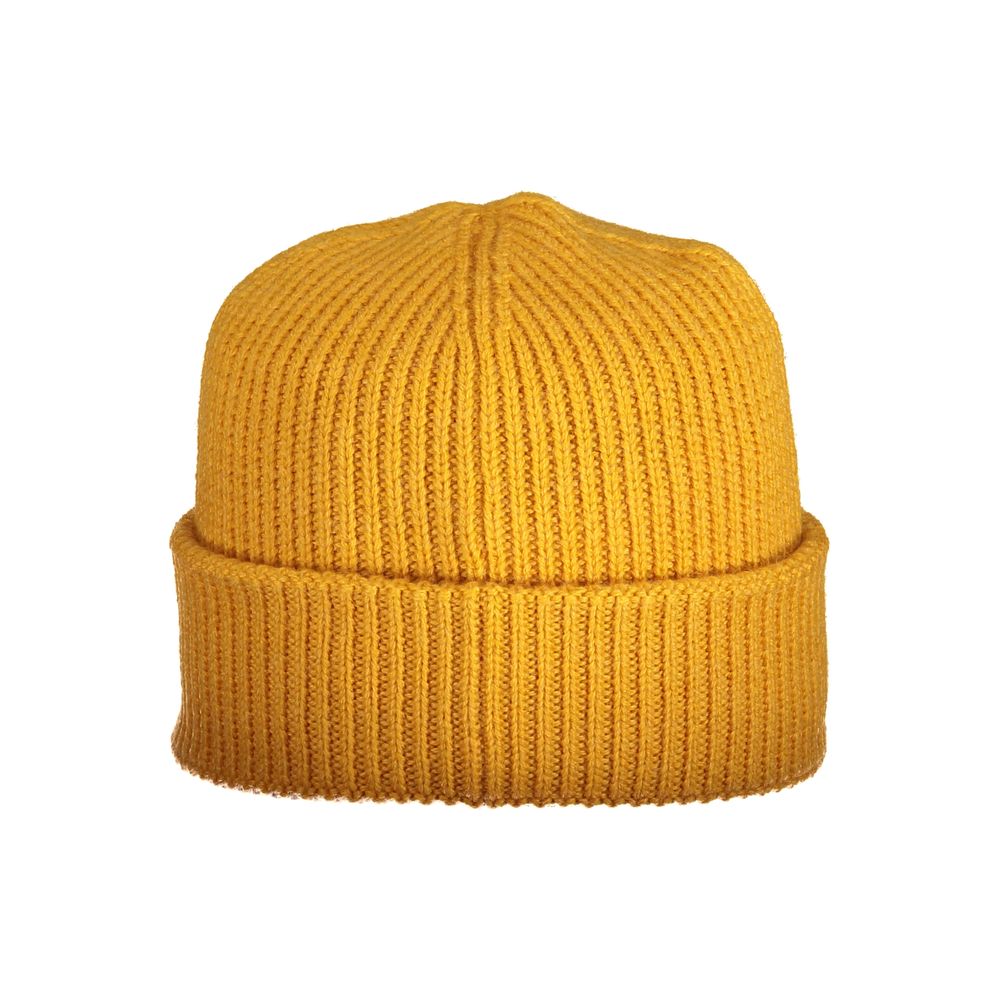 K-WAY Yellow Wool Men Cap K-WAY Goldenrod