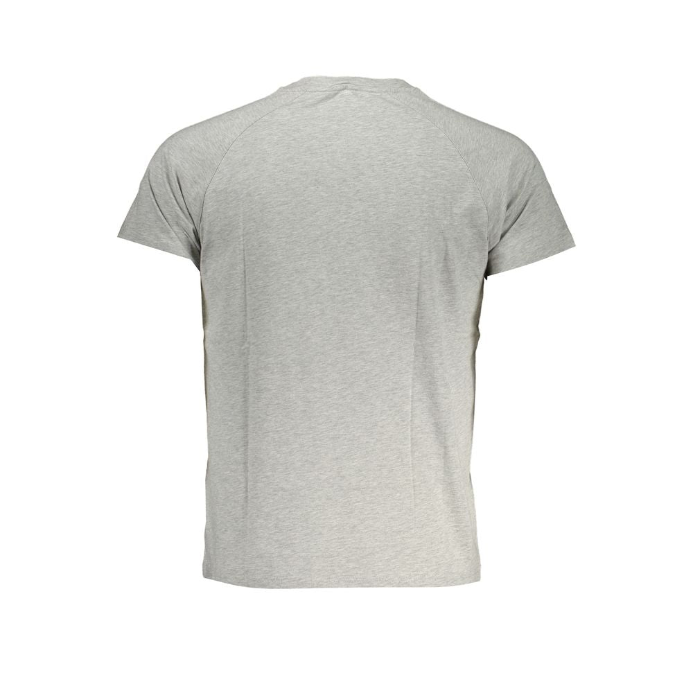 K-WAY Gray Cotton T-Shirt K-WAY Gray
