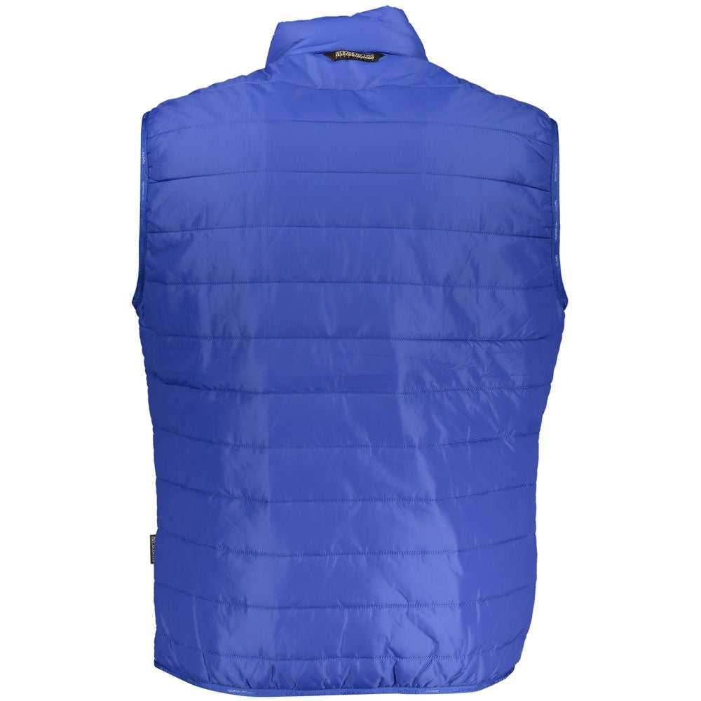 Napapijri Sleek Sleeveless Contrast Detail Jacket Napapijri Steel Blue