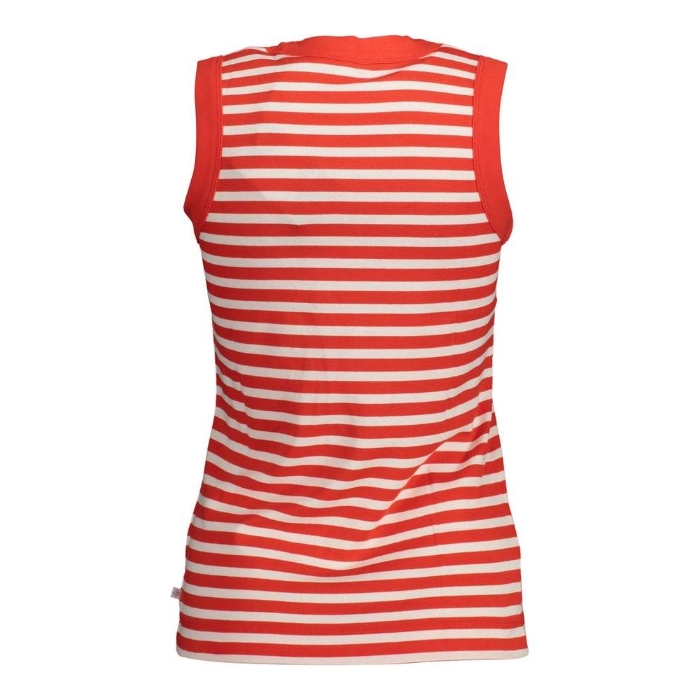 Gant Red Cotton Women Top Gant Light Gray
