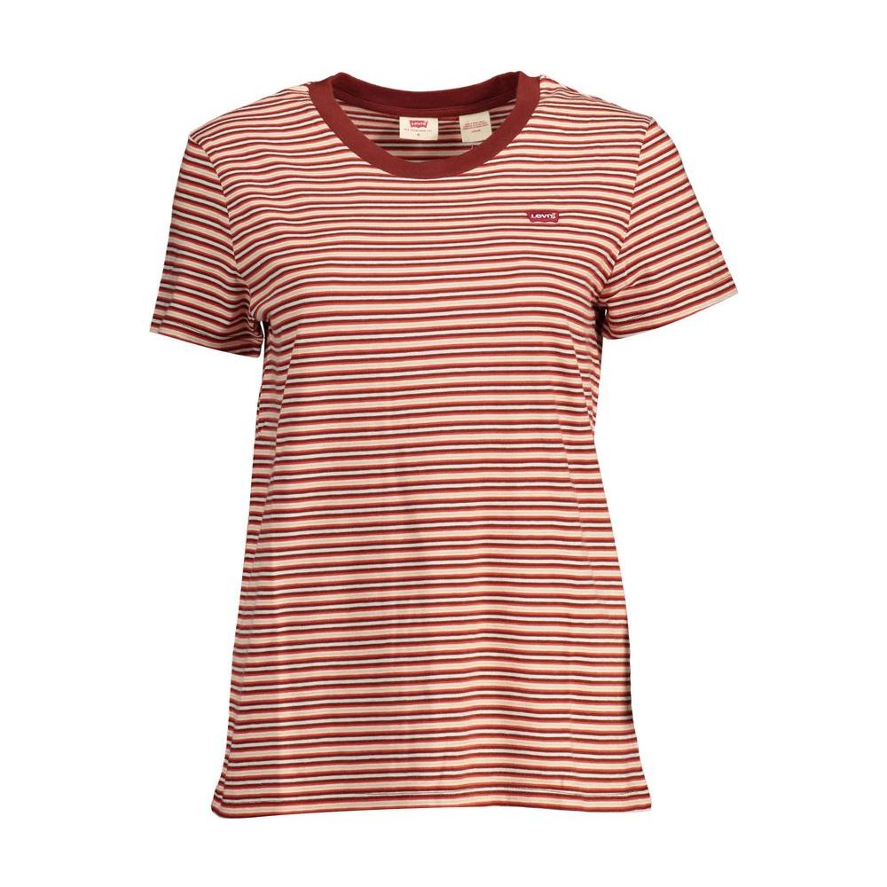 Levi's Red Cotton Women T-Shirt Levi's Wheat