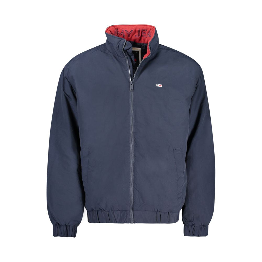 Tommy Hilfiger Blue Polyester Men Jacket Tommy Hilfiger Dark Slate Gray