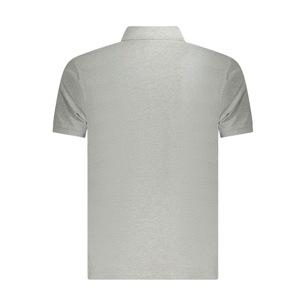 Timberland Gray Cotton Polo Shirt Timberland Gray