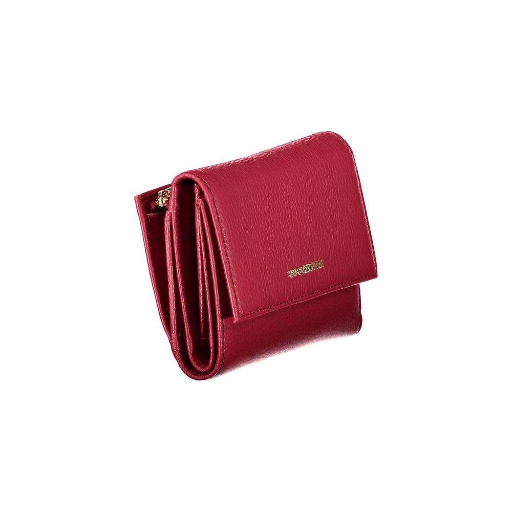 Coccinelle Red Leather Women Wallet Coccinelle Brown