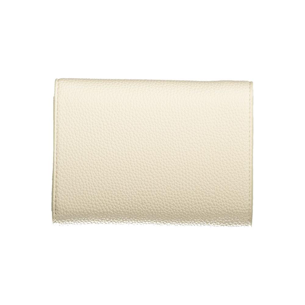Valentino Bags Beige Polyethylene Wallet Valentino Bags Antique White