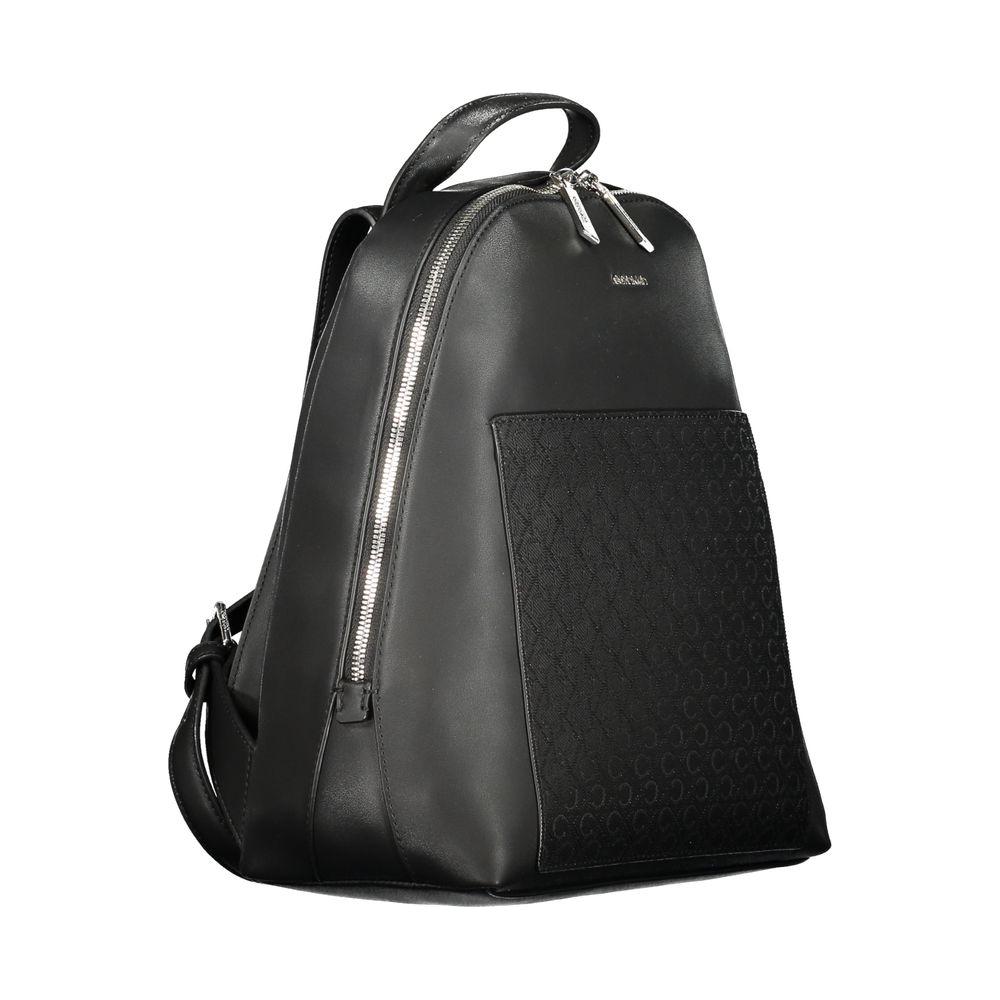 Calvin Klein Black Polyester Women Backpack Calvin Klein Dark Slate Gray