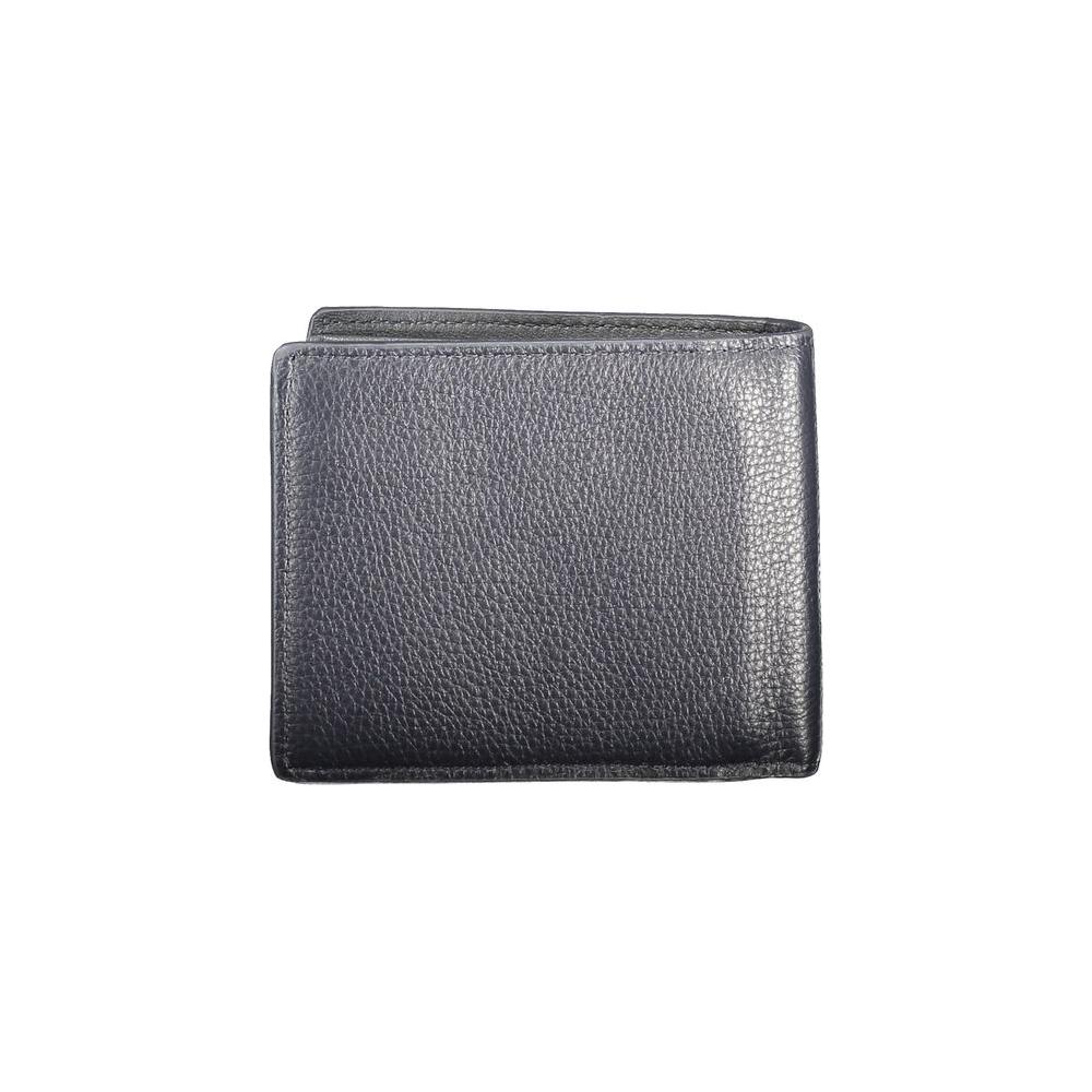 Tommy Hilfiger Blue Leather Men Wallet Tommy Hilfiger Dim Gray