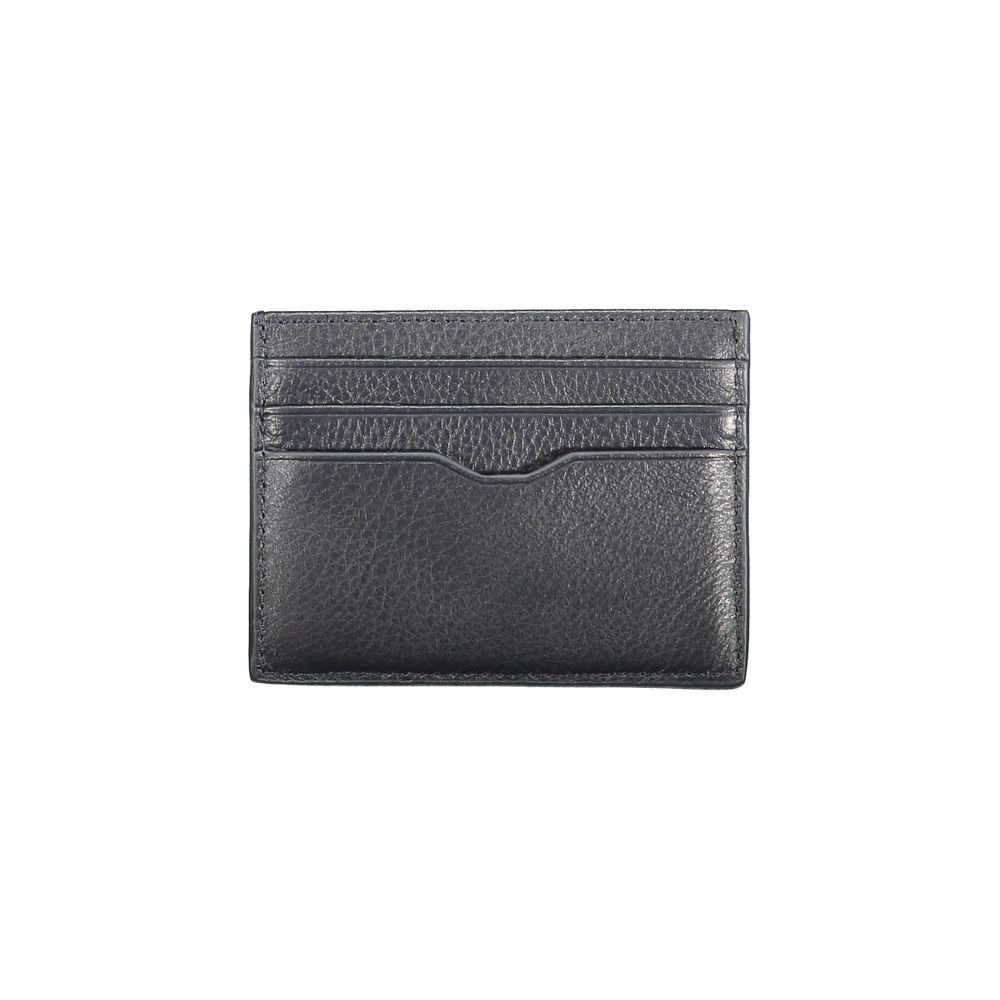 Tommy Hilfiger Blue Leather Men Wallet Tommy Hilfiger Dark Slate Gray