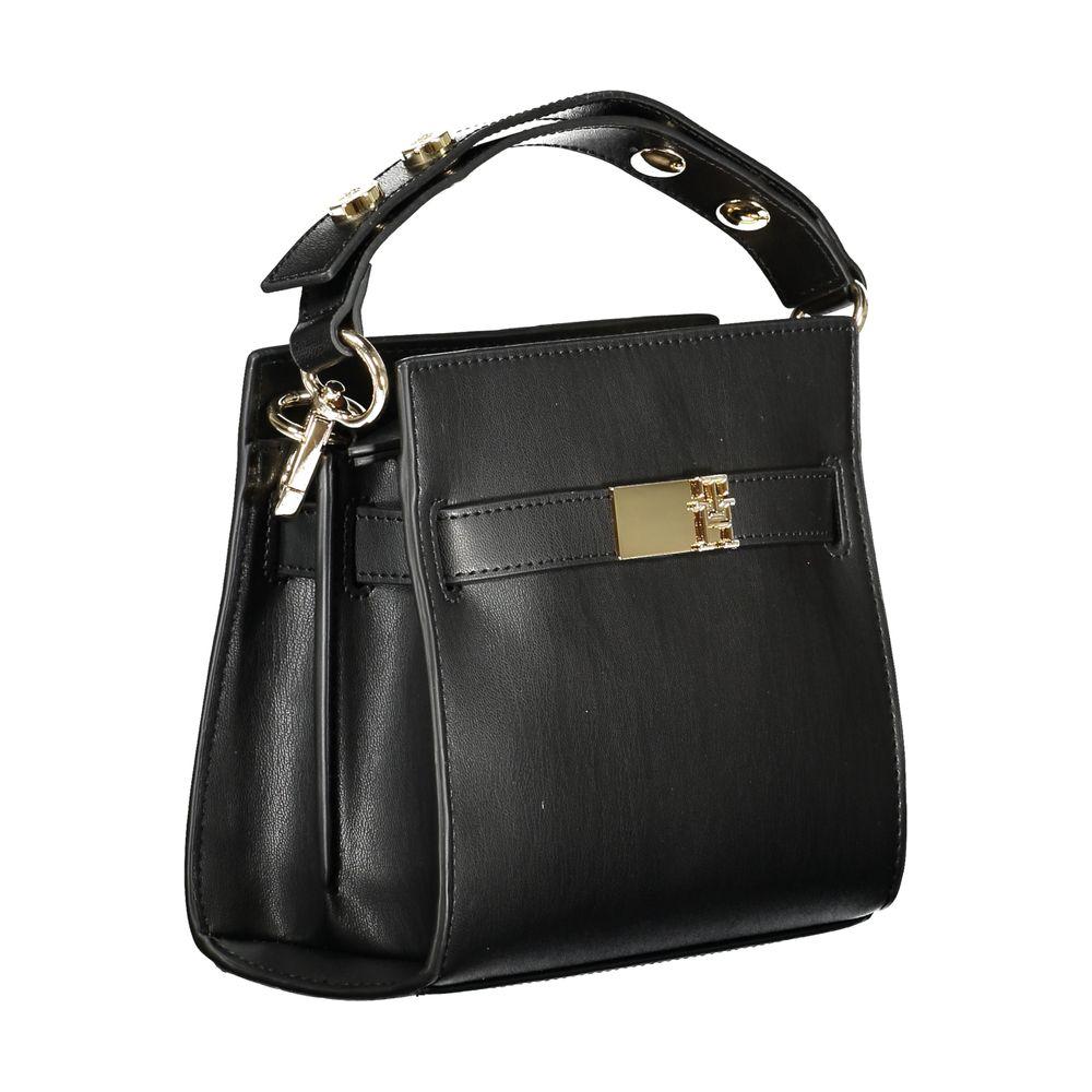 Tommy Hilfiger Black Polyethylene Women Handbag Tommy Hilfiger Dark Slate Gray