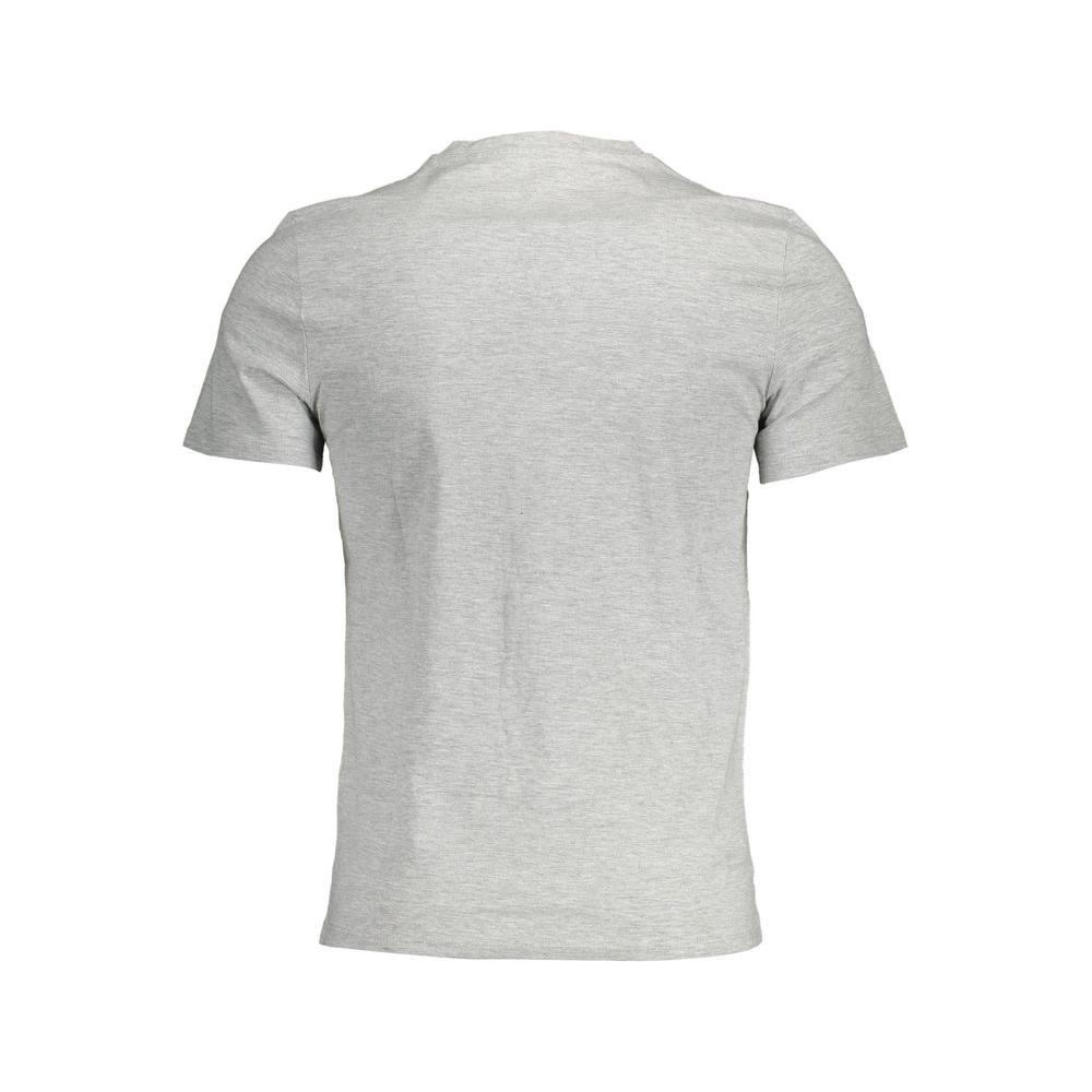 Guess Jeans Gray Cotton Men T-Shirt Guess Jeans Gray