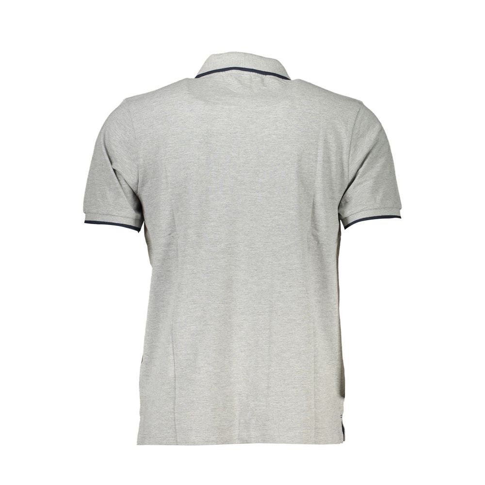 North Sails Gray Cotton Polo Shirt North Sails Gray