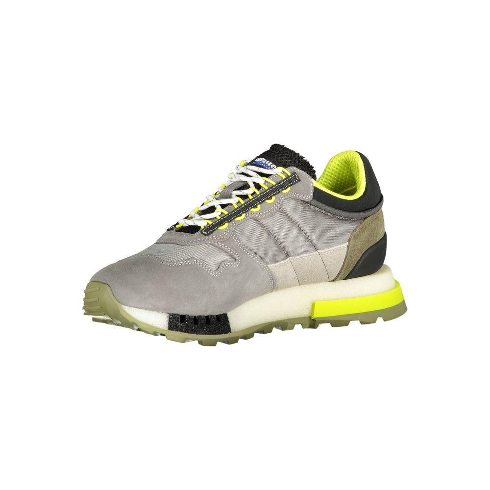 Blauer Gray Polyethylene Men Sneaker Blauer Dark Gray