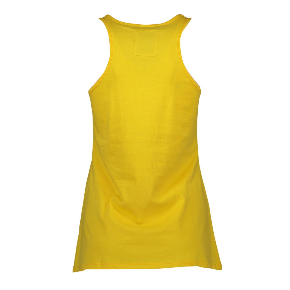 Silvian Heach Yellow Cotton Women Top Silvian Heach Goldenrod