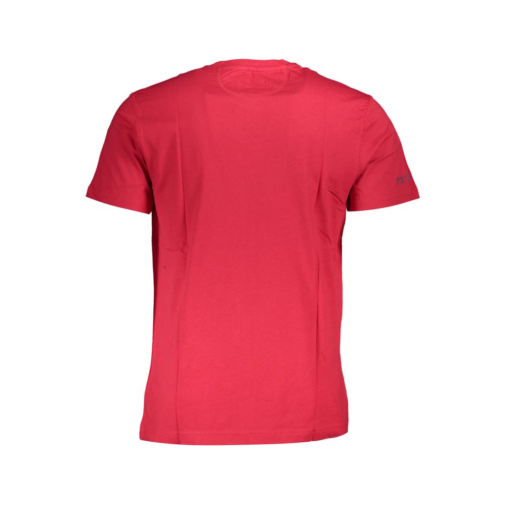 La Martina Red Cotton Men T-Shirt La Martina Maroon