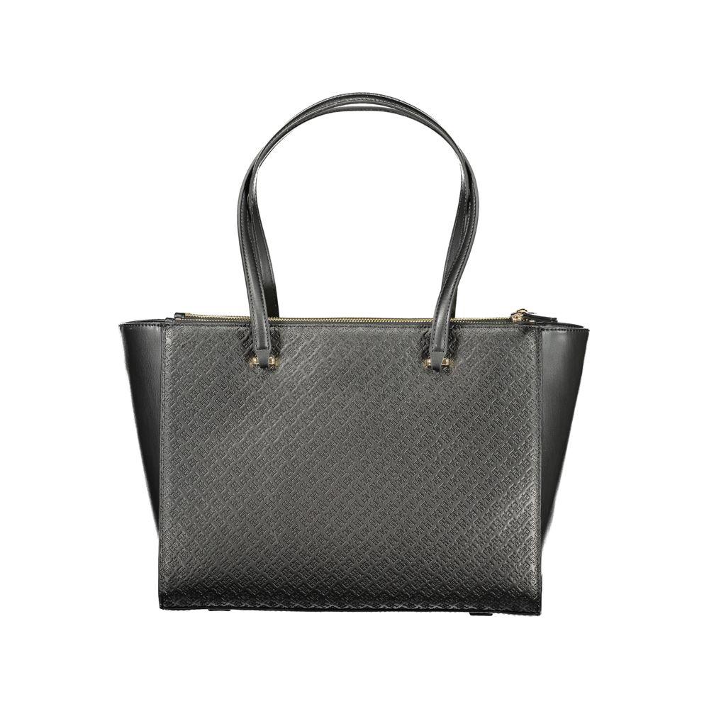 Tommy Hilfiger Black Polyethylene Women Handbag Tommy Hilfiger Dim Gray