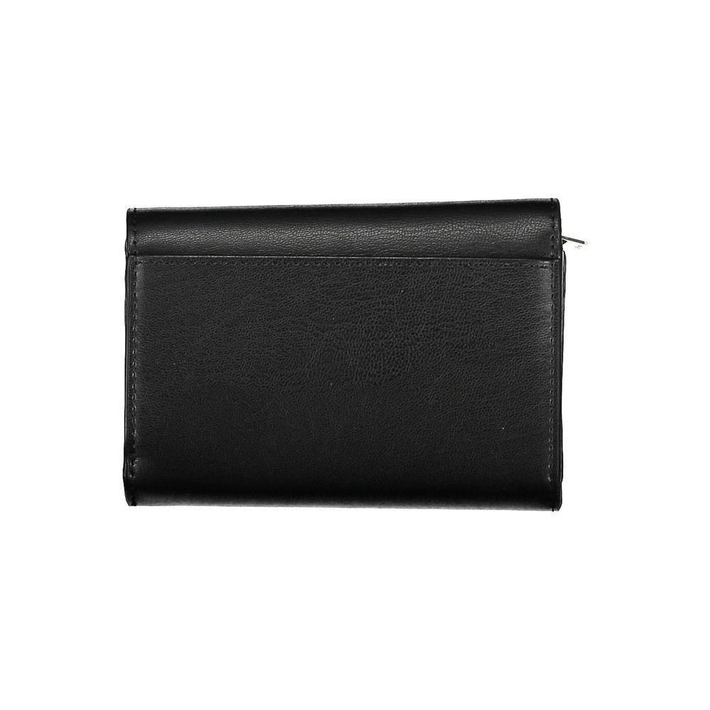 Tommy Hilfiger Black Polyethylene Women Wallet TO-26237