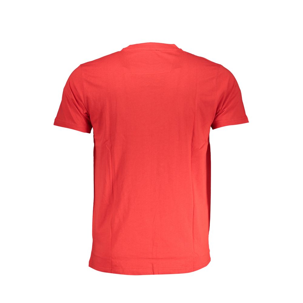 Cavalli Class Red Cotton T-Shirt Cavalli Class Tomato