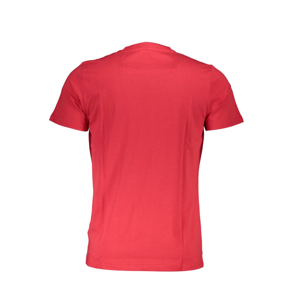 Cavalli Class Red Cotton T-Shirt Cavalli Class Maroon
