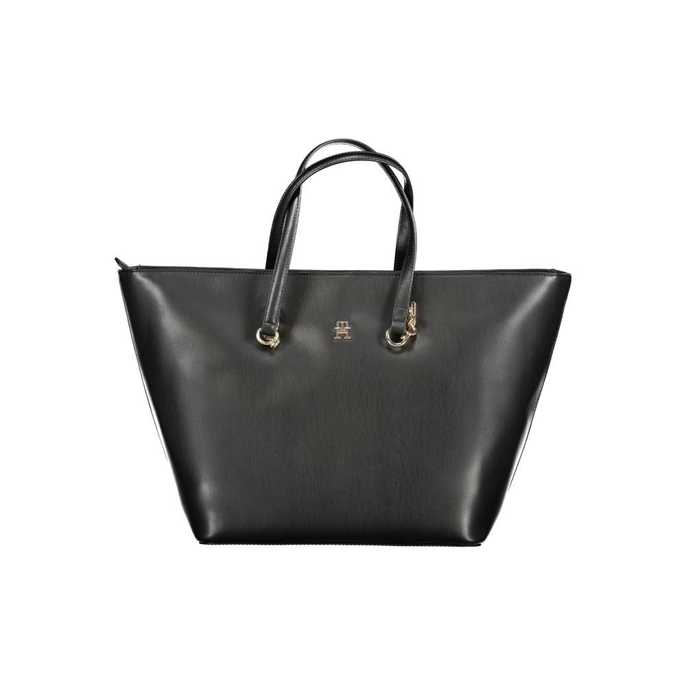 Tommy Hilfiger Black Polyethylene Handbag Tommy Hilfiger Dark Slate Gray