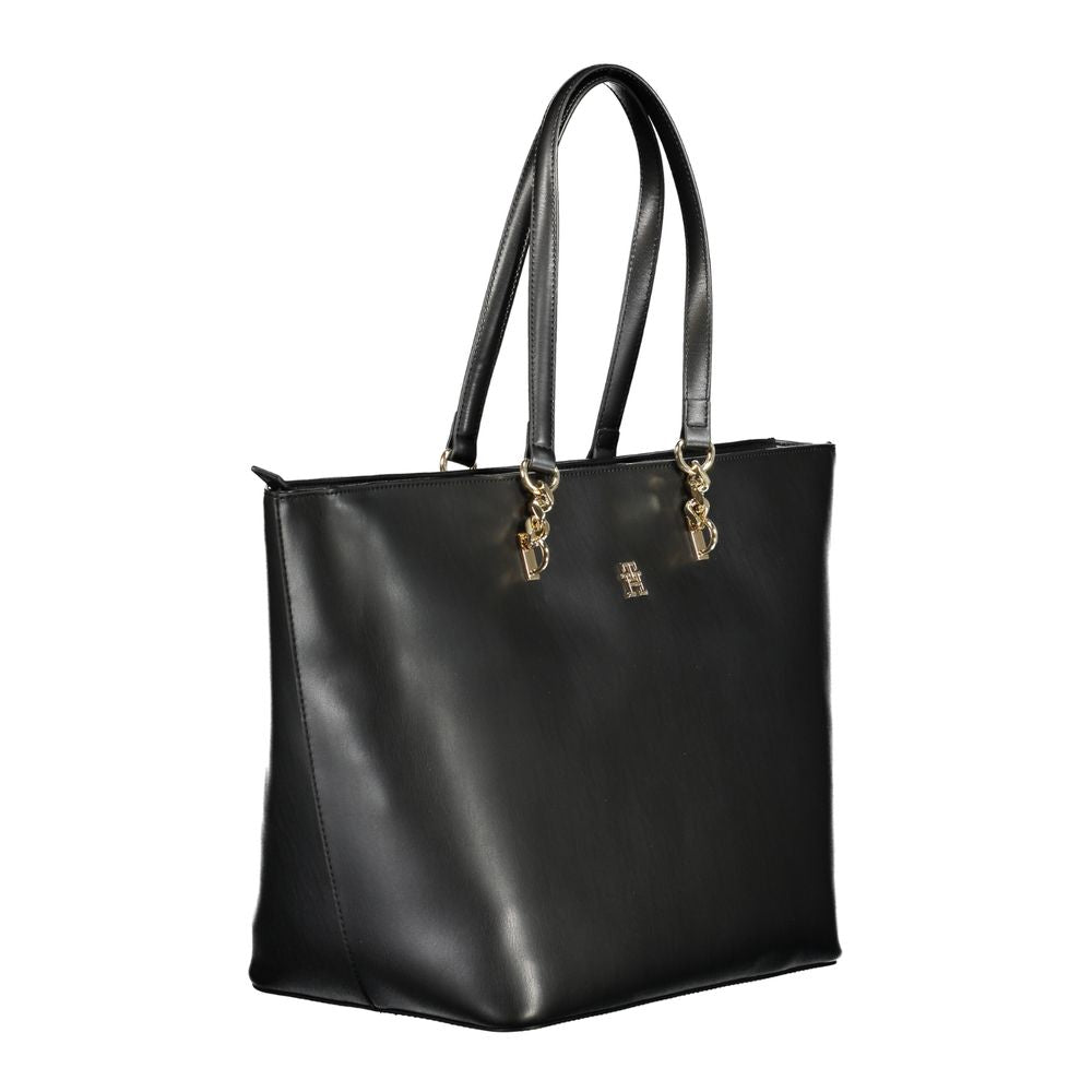 Tommy Hilfiger Black Polyethylene Handbag Tommy Hilfiger Dark Slate Gray