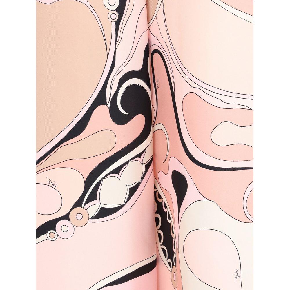 Emilio Pucci Orchid print silk Pants Emilio Pucci Bisque