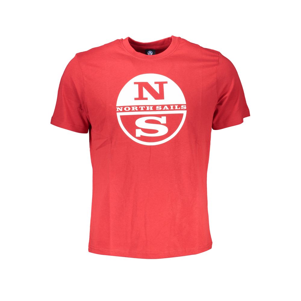 North Sails Red Cotton T-Shirt North Sails Tomato
