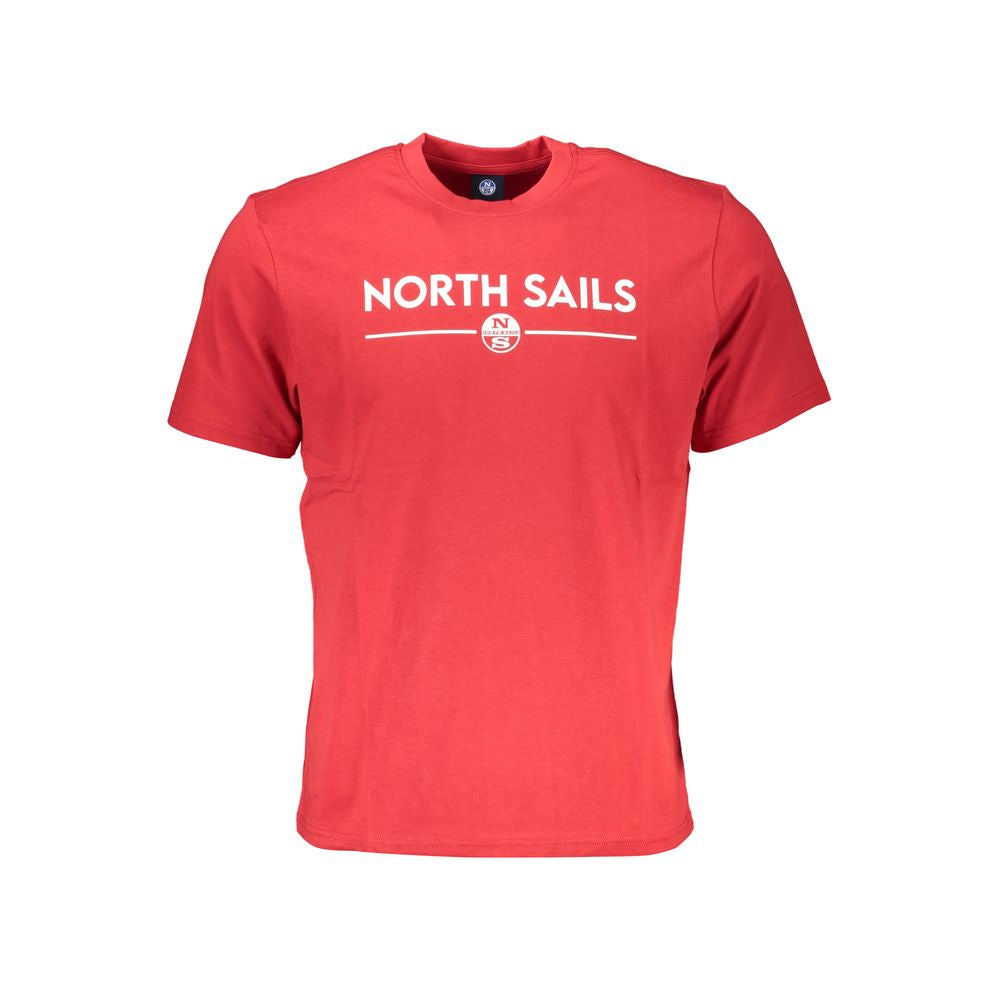 North Sails Red Cotton T-Shirt North Sails Tomato