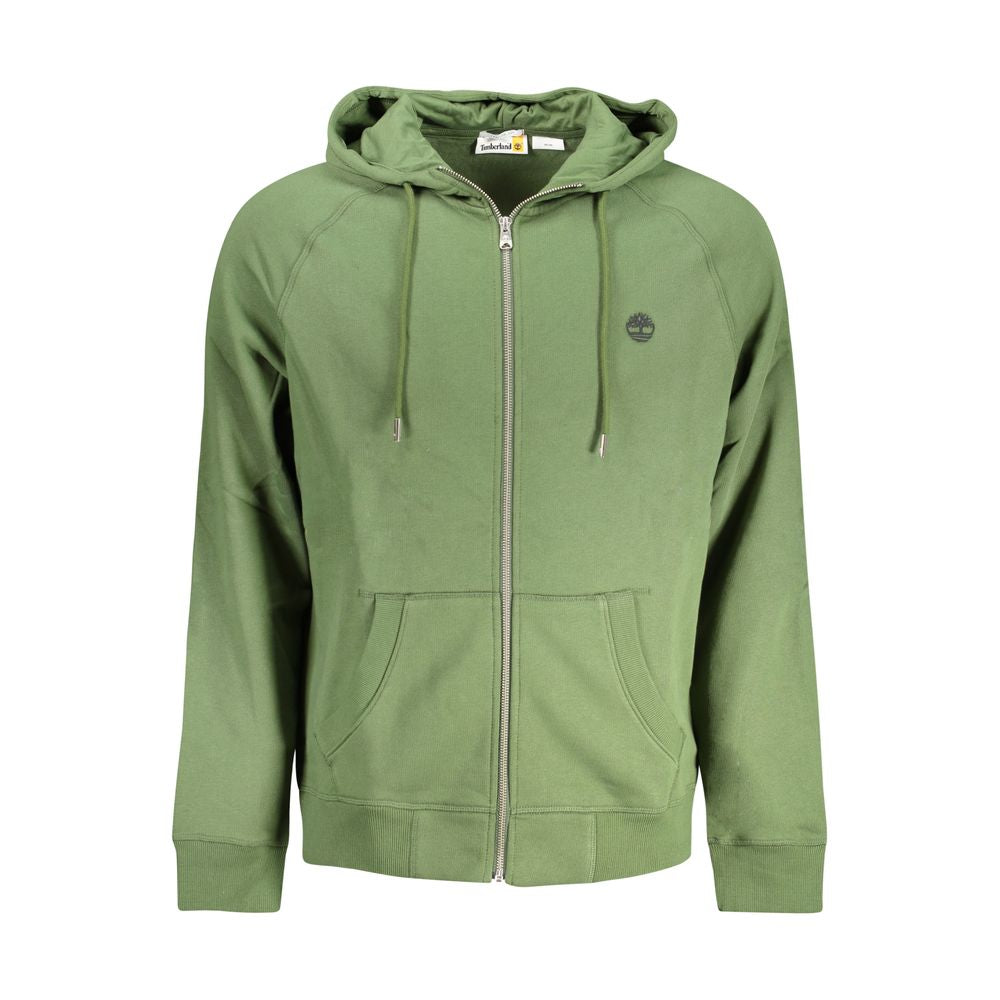 Timberland Green Cotton Men Sweater Timberland Slate Gray