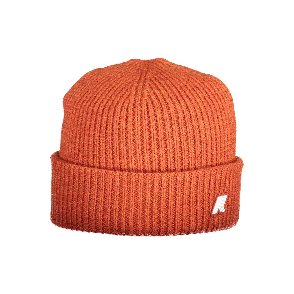 K-WAY Red Wool Men Cap K-WAY Chocolate