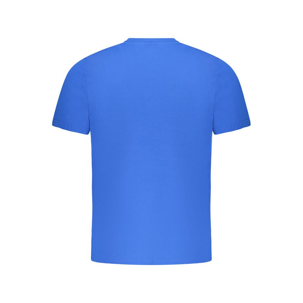 North Sails Blue Cotton Men T-Shirt North Sails Royal Blue