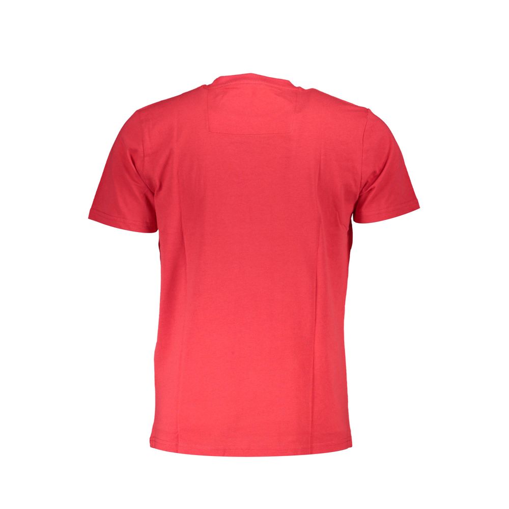 Cavalli Class Red Cotton T-Shirt Cavalli Class Tomato