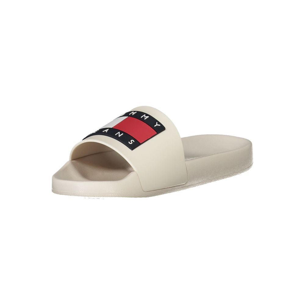Tommy Hilfiger White Polyethylene Women Sandal Tommy Hilfiger Gray
