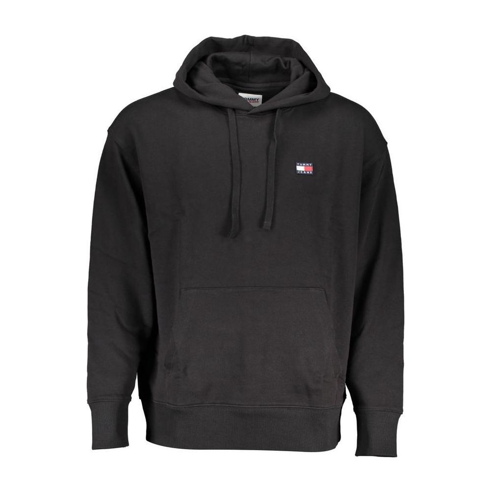 Tommy Hilfiger Sleek Cotton Hooded Sweatshirt with Logo