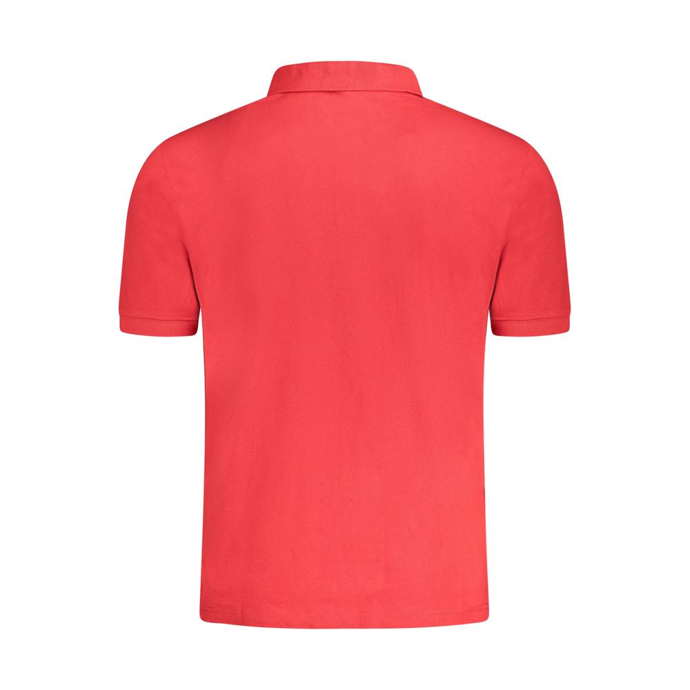 North Sails Red Cotton Men Polo Shirt North Sails Tomato