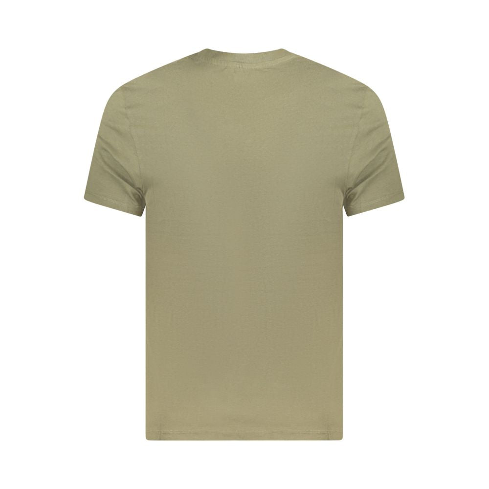 Timberland Green Cotton Men T-Shirt Timberland Rosy Brown