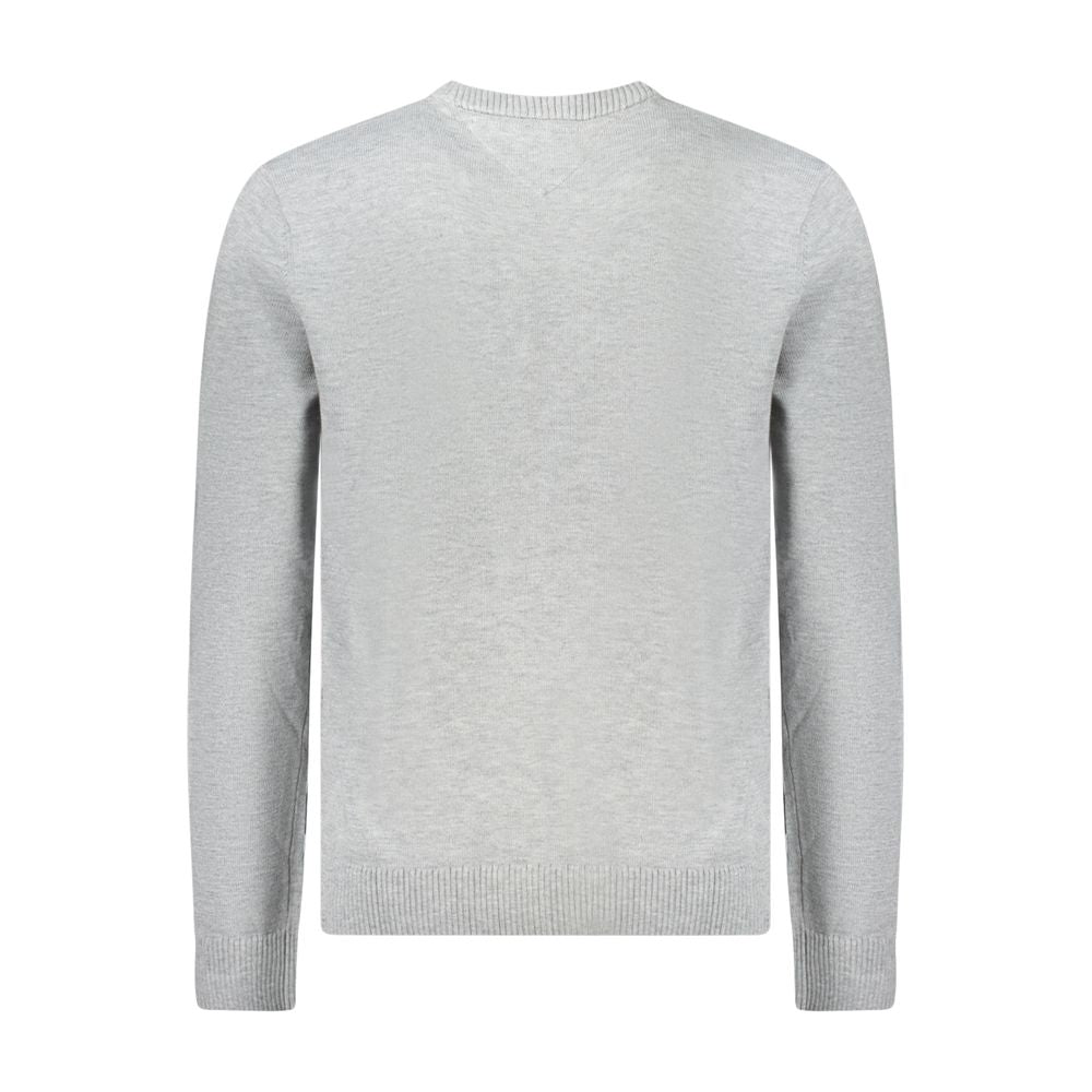 Tommy Hilfiger Gray Wool Men Sweater Tommy Hilfiger Gray