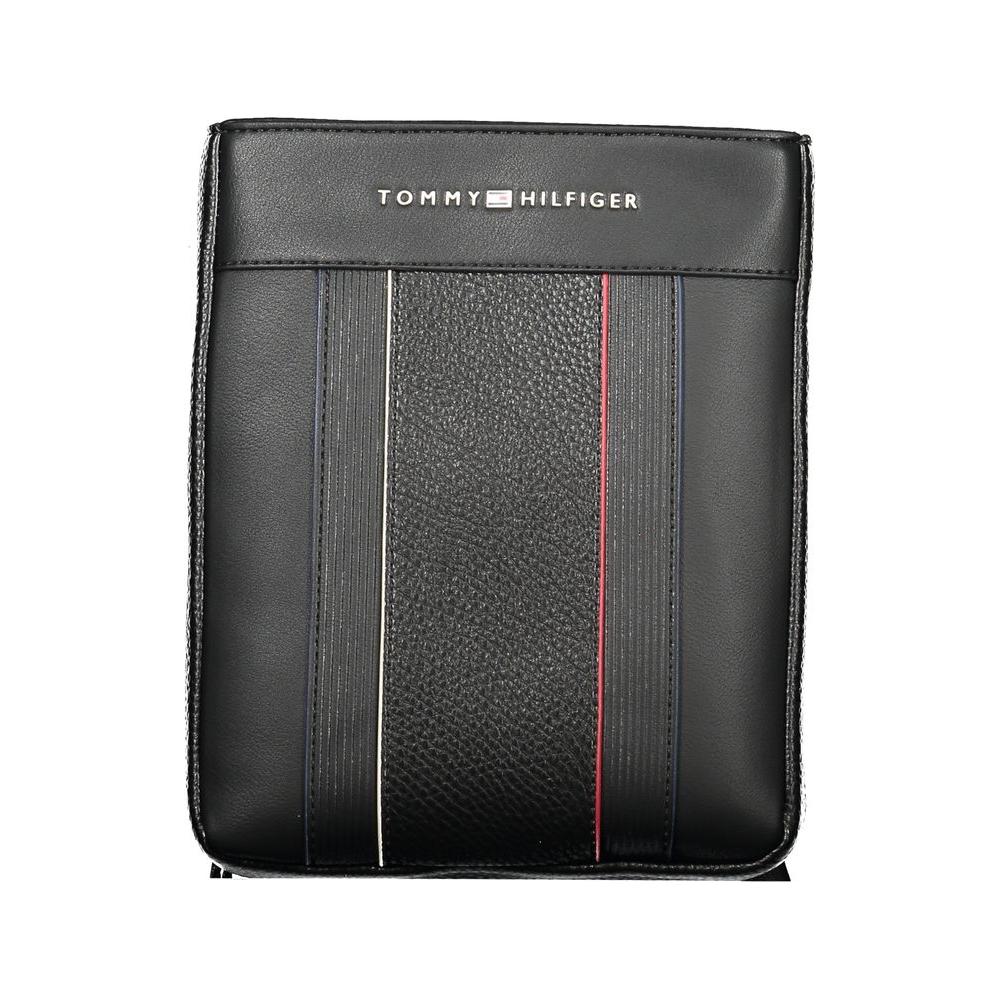 Tommy Hilfiger Black Polyethylene Men Shoulder Bag Tommy Hilfiger Dark Slate Gray