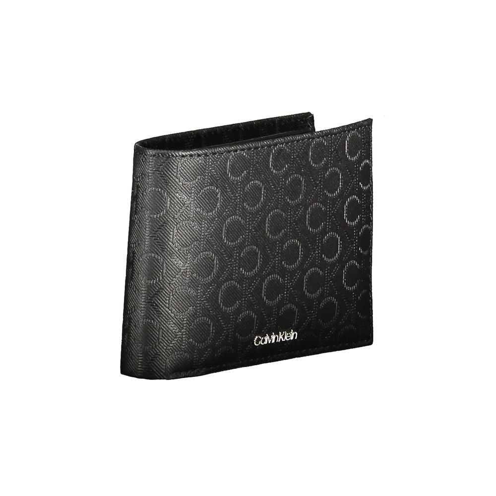 Calvin Klein Black Leather Men Wallet Calvin Klein Dark Slate Gray