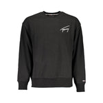 Tommy Hilfiger Black Cotton Men Sweater