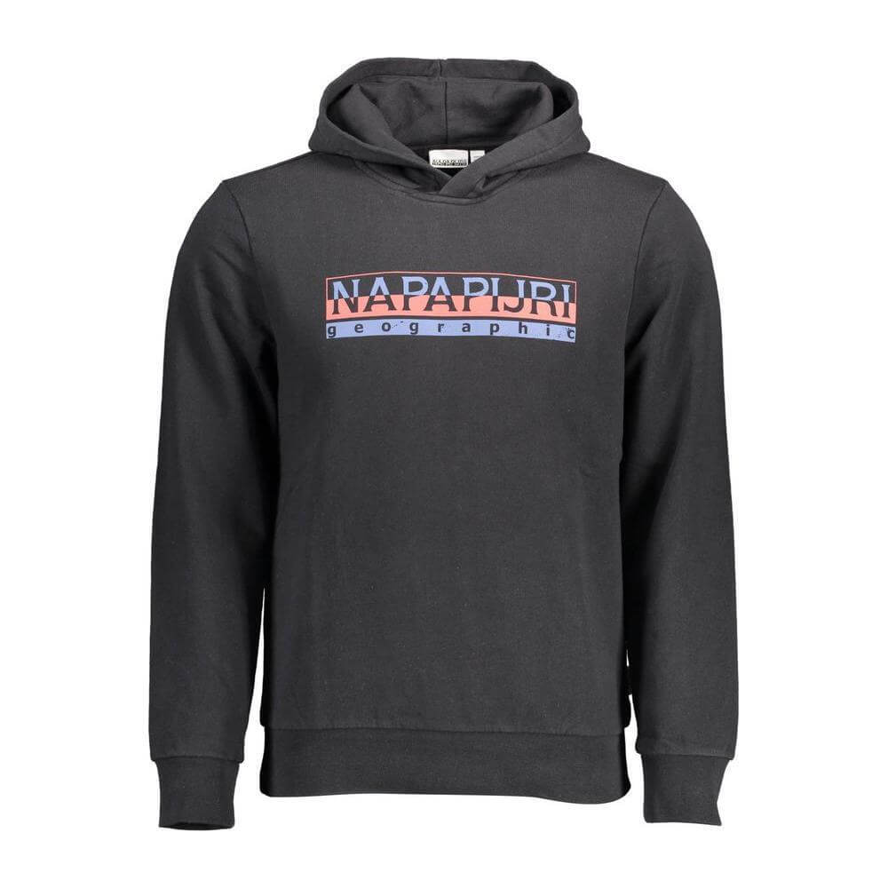 Napapijri Black Cotton Men Sweater