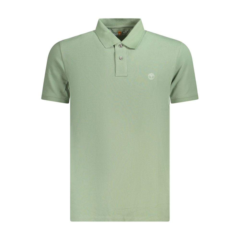 Timberland Green Cotton Mens Polo Shirt Timberland Dark Gray