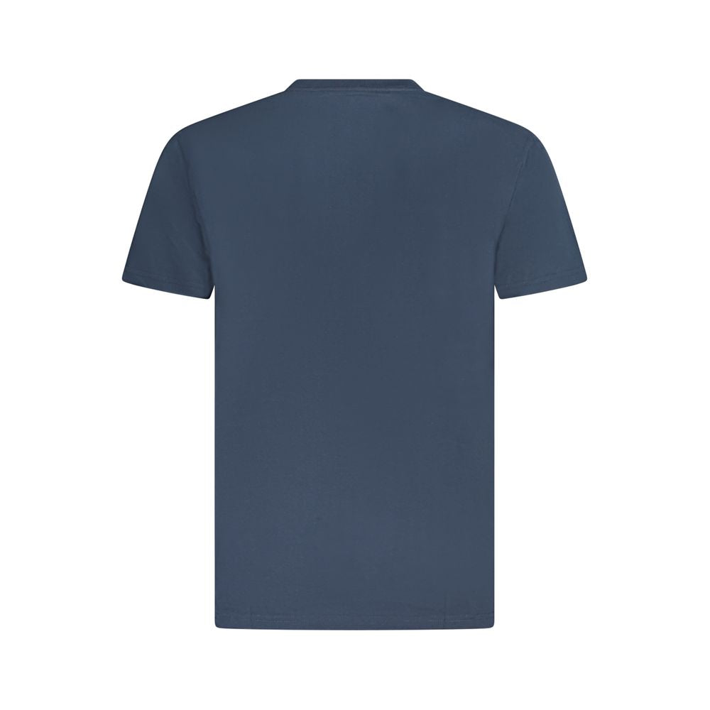 Vans Blue Cotton T-Shirt Vans Dark Slate Gray