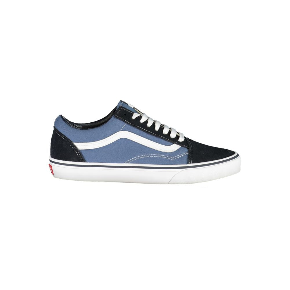 Vans Blue Leather Men Sneaker Vans White Smoke
