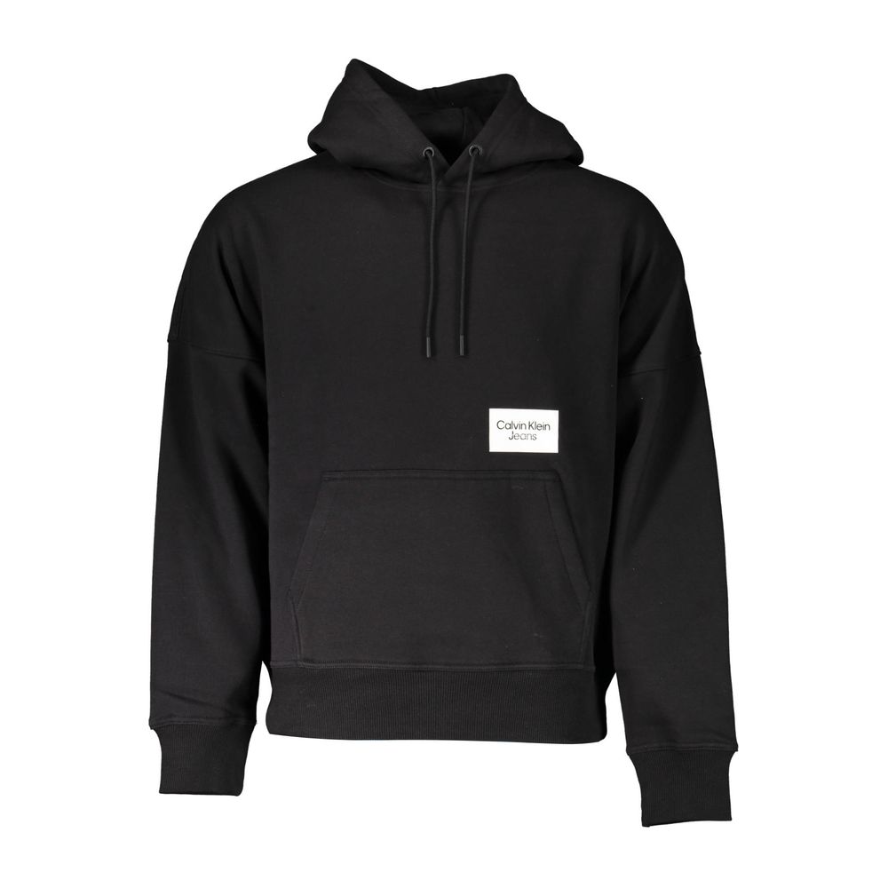 Calvin Klein Black Cotton Men Sweater Calvin Klein Black