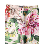 Dolce & Gabbana Multicolor Floral High Waist Straight Pants PAN76312-36
