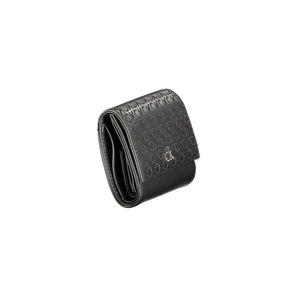 Calvin Klein Black Polyester Women Wallet CA-36319