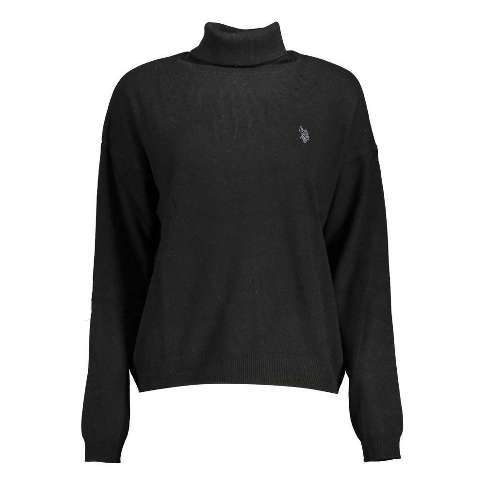 U.S. POLO ASSN. Black Wool Women Sweater