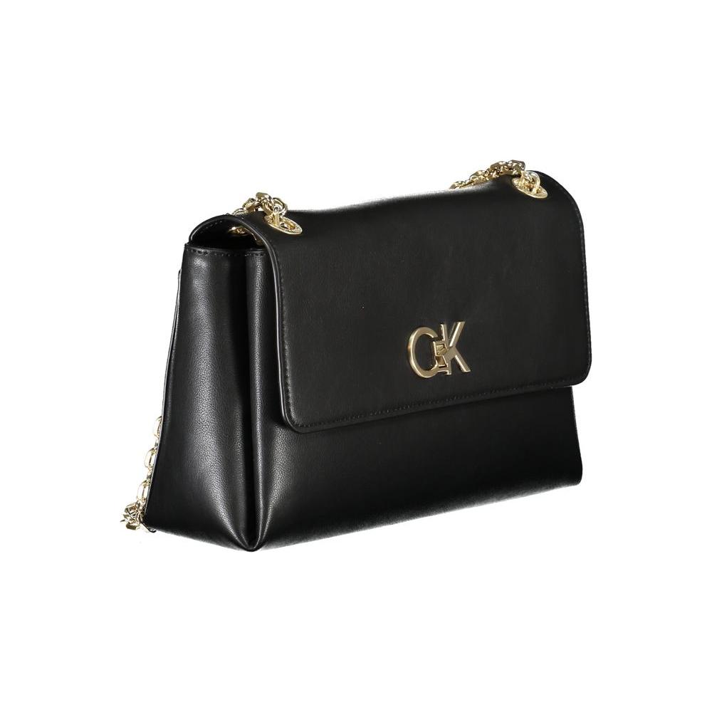 Calvin Klein Black Polyester Handbag