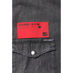 Dolce & Gabbana Gray Long Sleeves Button Down Denim Shirt TSH87765-41