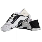 Dolce & Gabbana White Black Low Top NS1 Sneakers Shoes LA11821#4-37.5